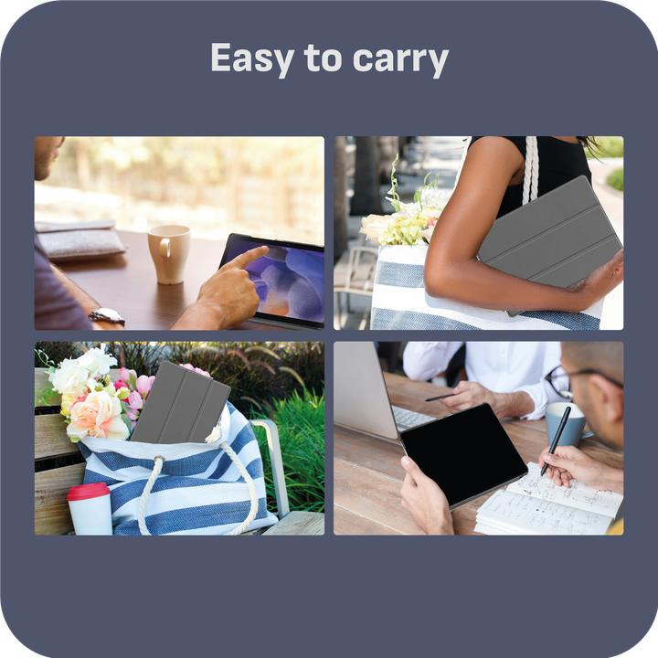 Produktbild Cazy Premium Smart Hülle Kompatibel mit Samsung Galaxy Tab A8 - Schutz Etui Hülle - Automatischem (Galaxy Tab A8)