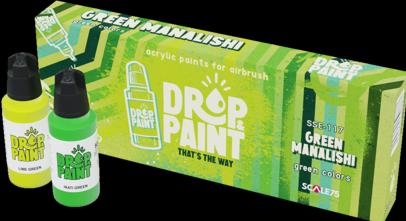 Produktbild Drop & Paint Green Manalishi Paint Set (Grün)