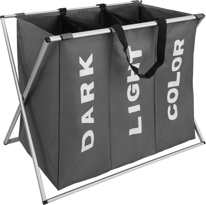 tectake Wäschesammler triple (105 l)