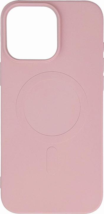 Actual product image Hurtel Liquid Silicone Case MagSafe for iPhone 16 Pro - light pink (Apple iPhone 16 Pro)