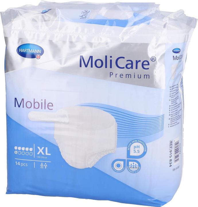 Produktbild Hartmann MoliCare Premium Mobile 6 Tropfen Gr. XL, 4X14 St (XL)