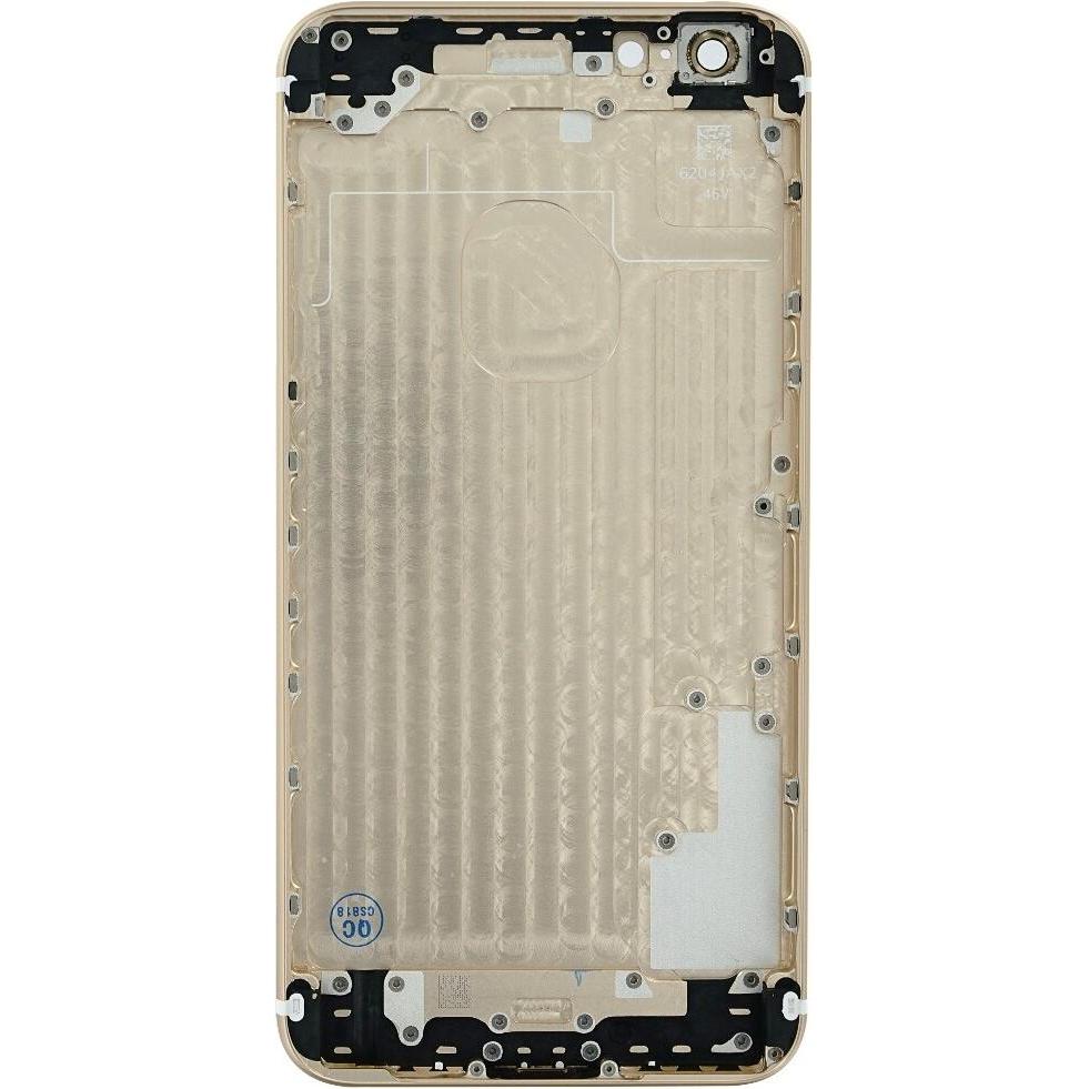 Thumbnail - OEM Ersatz iPhone 6 Plus Rückseite Gold, ohne Logo (Apple iPhone 6 Plus), Mobilgerät Ersatzteile, Gold