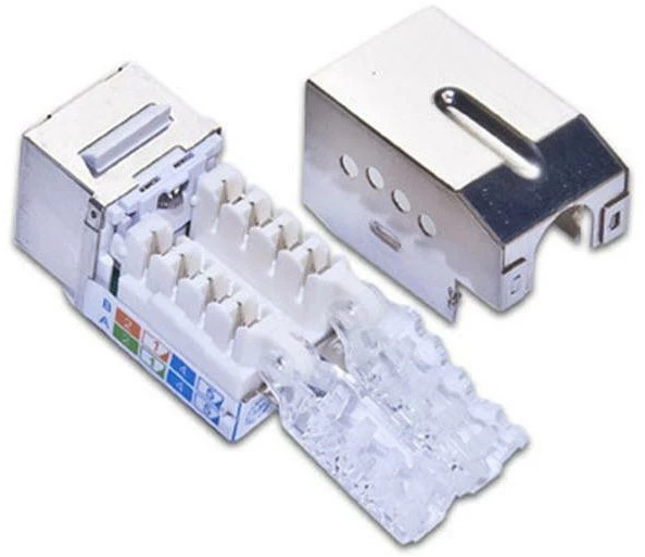 Produktbild Wirewin KAT6 10 Gigabit Ethernet Keystone Modul, mit Sperrfunktion Keystone System (Keystone Modul)
