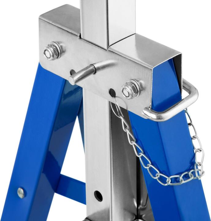 Immagine prodotto tectake Coppia di cavalletti 2 set di cavalletti di sostegno regolabili in altezza (56.50 cm, 68.50 cm)