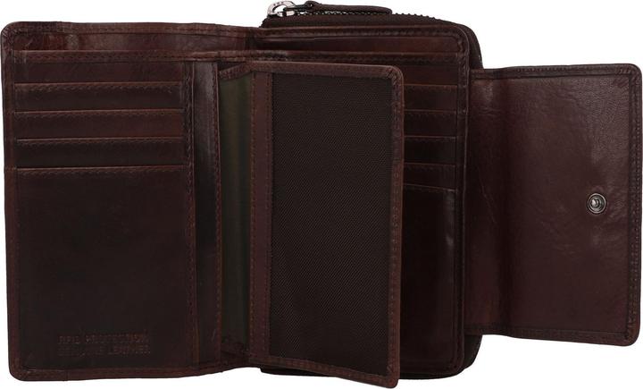 Actual product image Greenburry Newport Geldbörse RFID Schutz Leder 14 cm