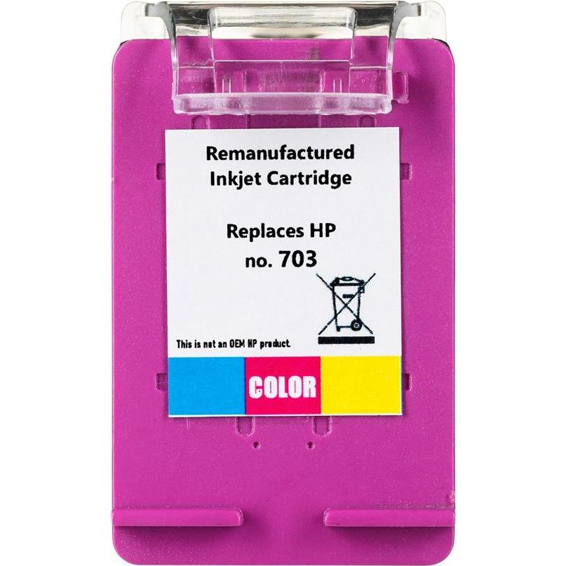 Superbulk, Druckerpatrone, Tusz do drukarki HP B-H703C (zamiennik HP 703 CD888) Standard trójkolorowy