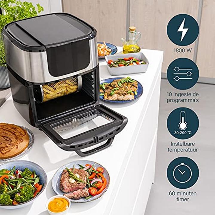 Produktbild Princess 182075 Aerofryer Oven DeLuxe - Heteluchtfriteuse - Inhoud 11 liter