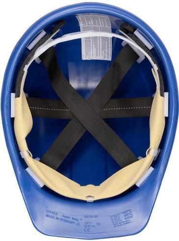 Produktbild Uvex Schutzhelm super boss 9750520 blau mit LÃ¼ftungen (52 - 61 cm)