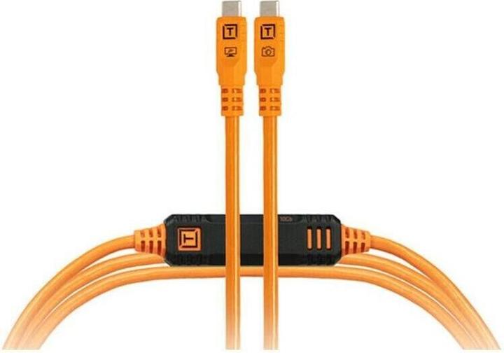 Actual product image Tether Tools TetherPro USB-C Optima 10G rechts orange 9,4m (9.40 m, USB 3.2 Gen 2)