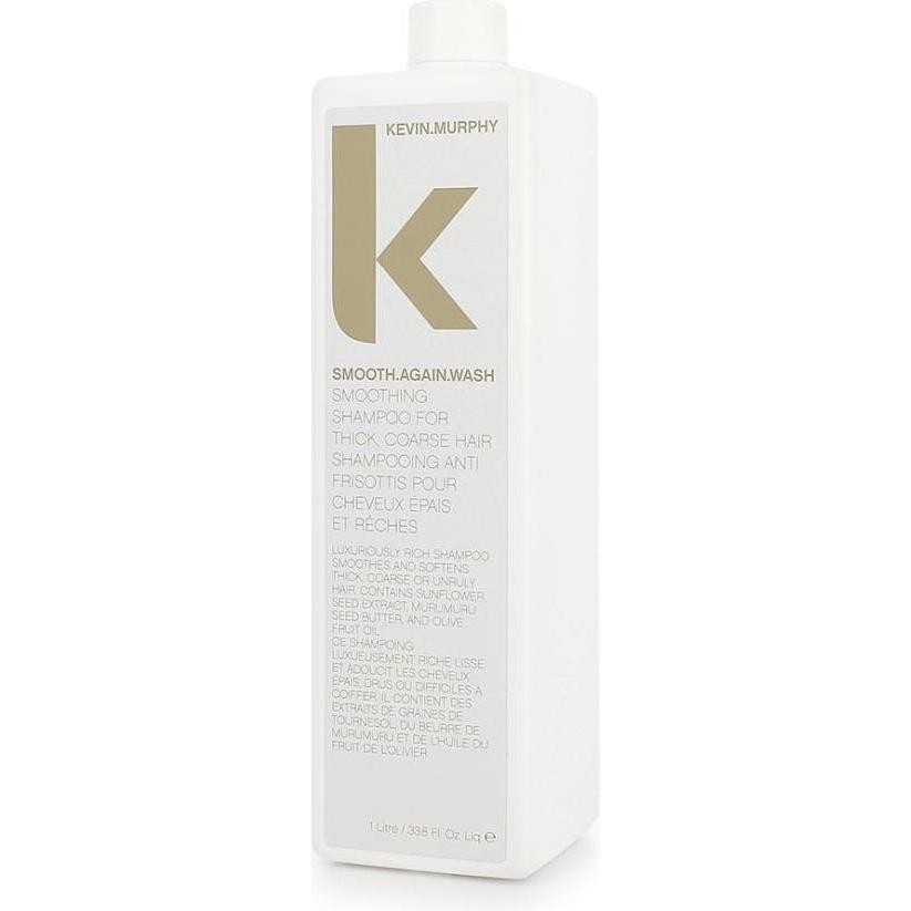 Kevin Murphy, Shampoo, Anti-Frizz Shampoo für dickes und widerspenstiges Haar Smooth Again Wash - 1 L (1000 ml, Flüssige...