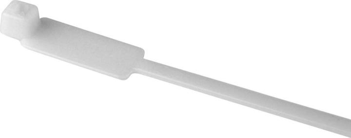 Image du produit HellermannTyton Collier de serrage pour marqueur de câble 28x12,5mm (Serre-câbles en plastique, 203 mm, 100 pcs)
