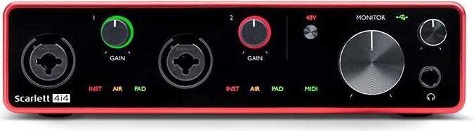 Produktbild Focusrite Scarlett 4i4 3rd Gen (USB)