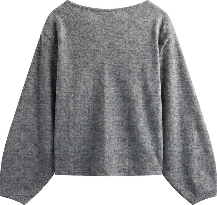Produktbild Urban Classics Ladies Soft Knit V-Neck Pullover greymelange XS (XS)