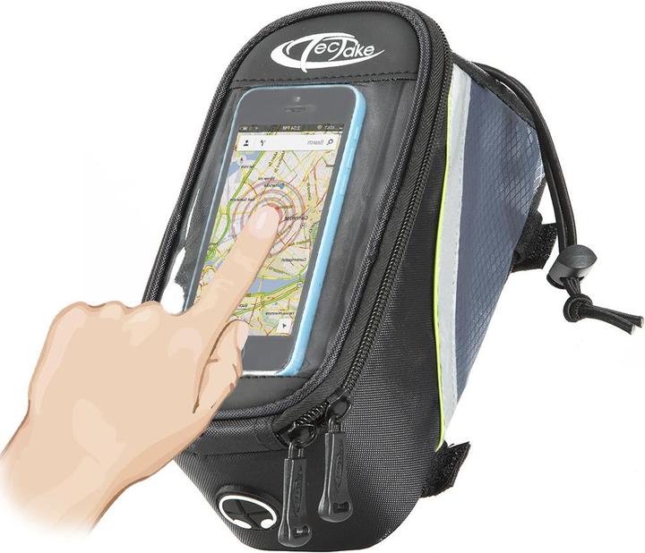Image du produit tectake Étui a vélo pour Smartphone (1.90 l, Sacoche de cadre)