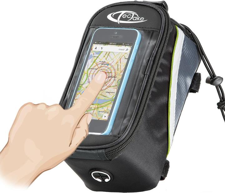 Image du produit tectake Étui a vélo pour Smartphone (2.10 l, Sacoche de cadre)