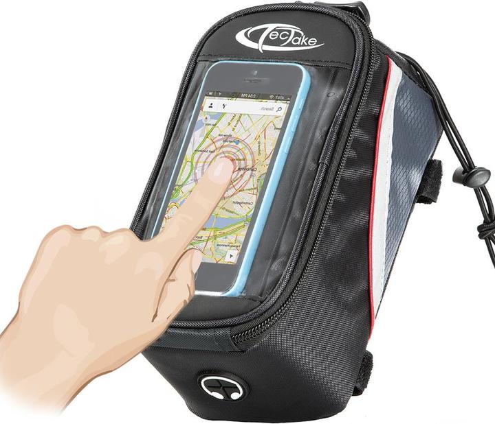 Image du produit tectake Étui a vélo pour Smartphone (2.10 l, Sacoche de cadre)