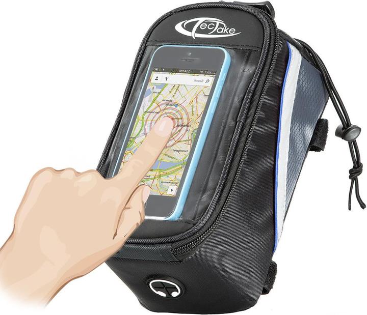 Image du produit tectake Étui a vélo pour Smartphone (2.10 l, Sacoche de cadre)