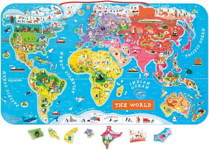 Immagine prodotto Janod Mappa del mondo (92 pezzi)