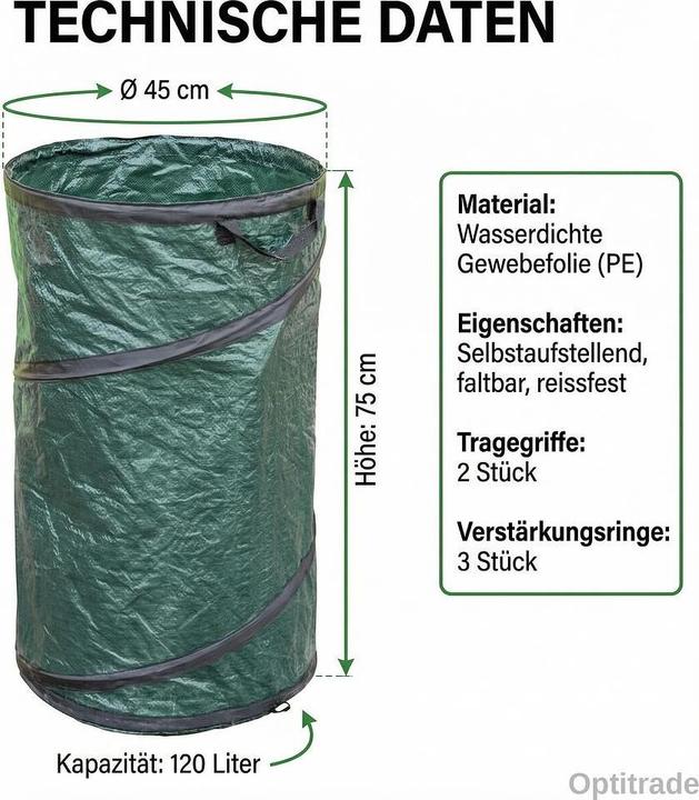 Actual product image Pop Up (120 l)