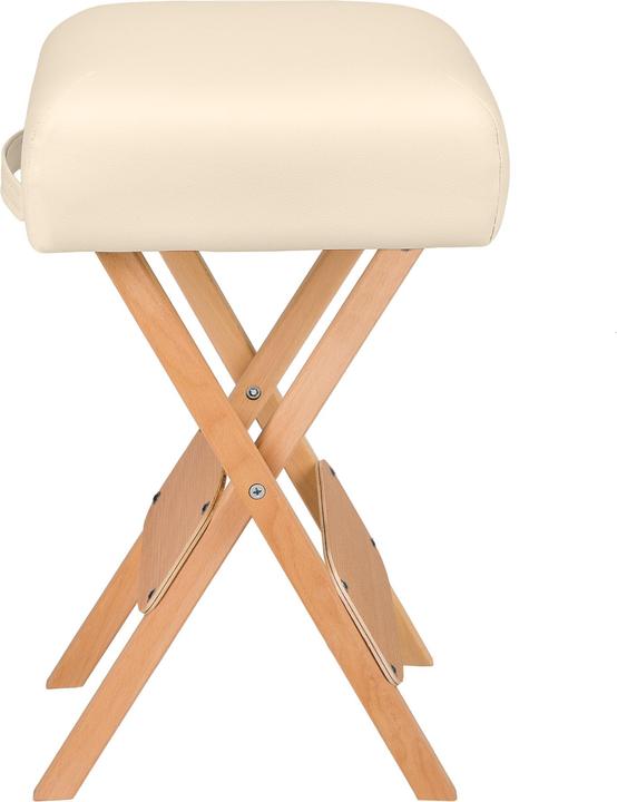 Actual product image tectake Stool with 2 storage rollers