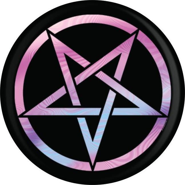 Produktbild Grindstore Pentagramm Abzeichen Goth Blech