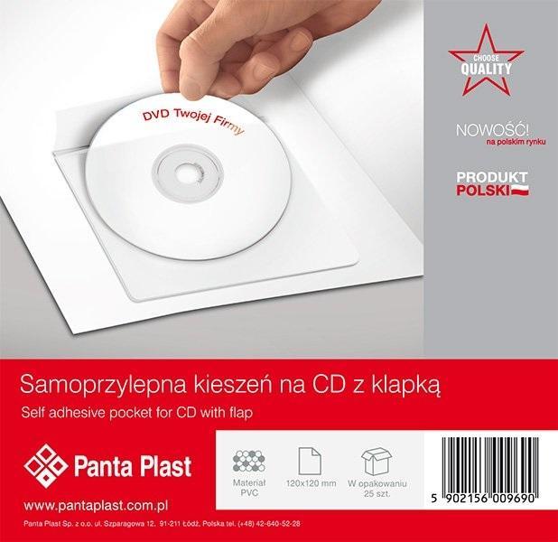 Produktbild Panta Plast Selbstklebende CD-Tasche
