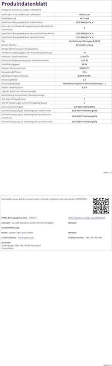 Actual product image Vevor Radon Fan Installation Kit