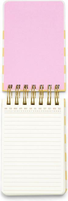 Image du produit Designworks Twin Wire Chunky Notepad - Chèques (À rayures, Couverture rigide)