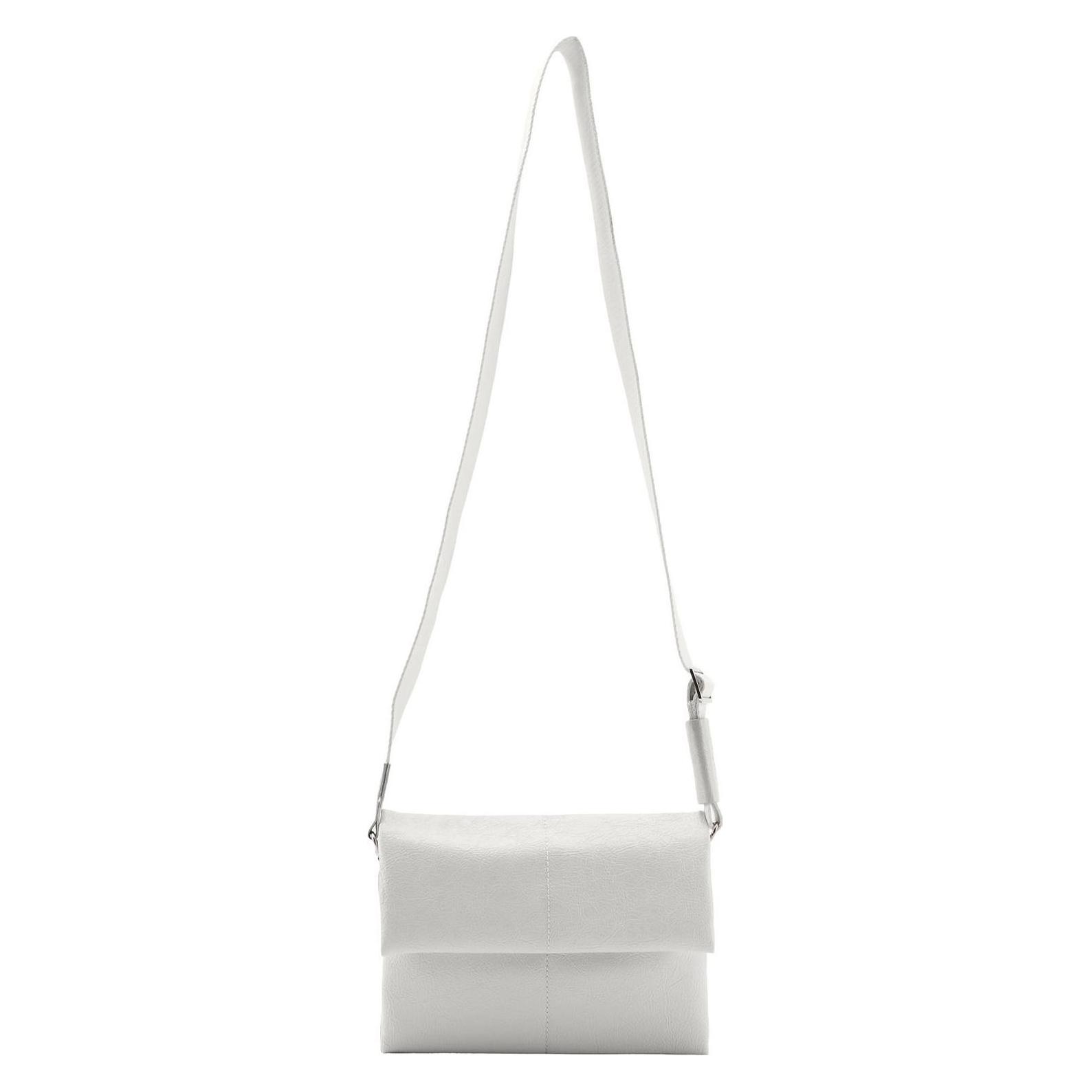 Seidenfelt, Damen, Handtasche, Vejen Crossbag, Weiss