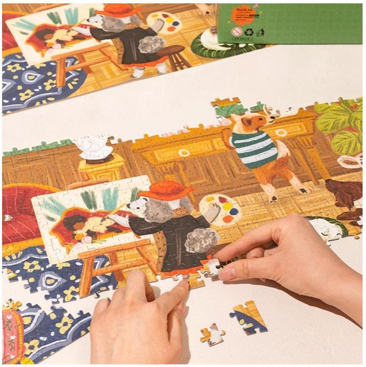 Actual product image Rolife PT008 - Doggie Art Gallery (1000 pieces)