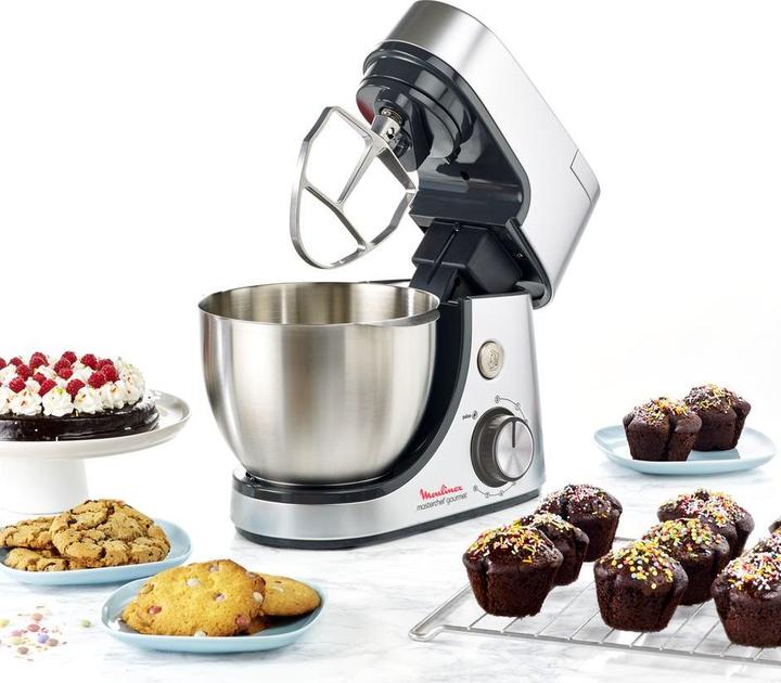 Immagine prodotto Moulinex Masterchef Gourmet Stand Mixer 4,6l silver (1100 W)