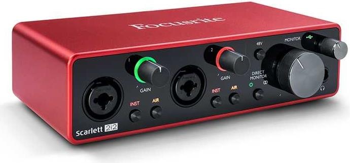 Focusrite Scarlett 2i2 3° gene (USB)