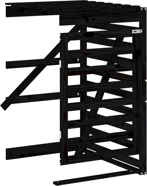 Actual product image vidaXL Mülltonnenbox für 3 Tonnen