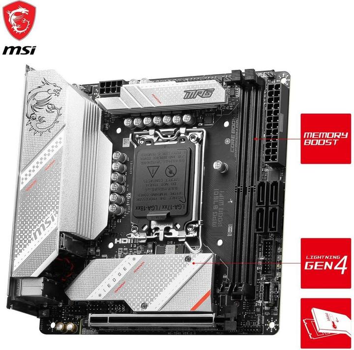 Actual product image MSI MPG B760I EDGE WIFI (LGA 1700, Intel B760, Mini-ITX)