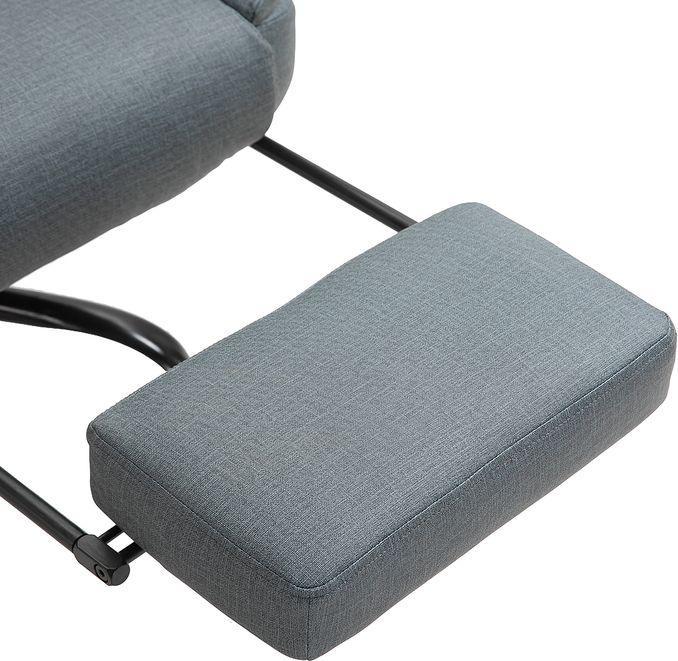 Produktbild Swisshandel24 Bürostuhl Ergonomisch mit Kopfstütze und gepolsterte Armlehnen mit Fussstütze Kunstleder