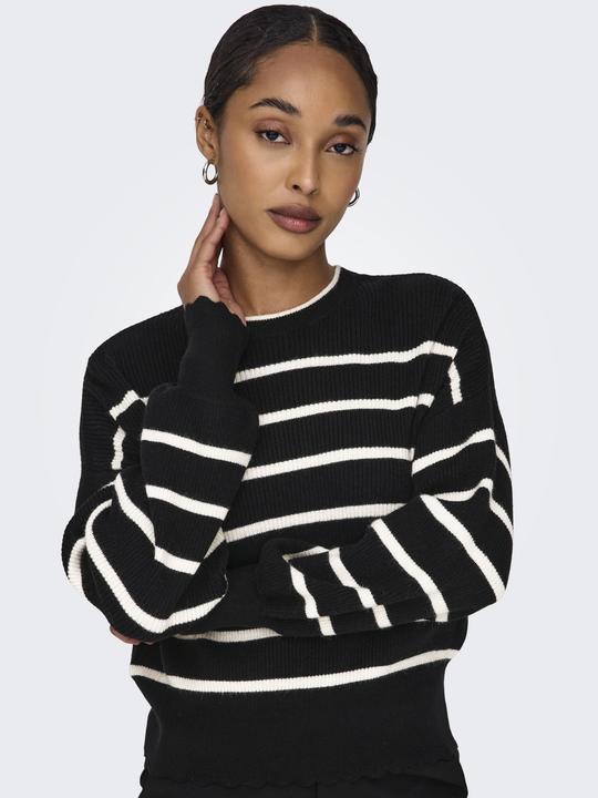 Produktbild Only Rundhals Ballonärmel Pullover Strickpullover (M)