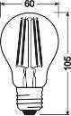 Produktbild Ledvance PARATHOM 11-100W/827 1521lm Filament AGL E27 klar 300° D,11kWh/1000h (E27, 11 W, 1521 lm, 1 x, D)