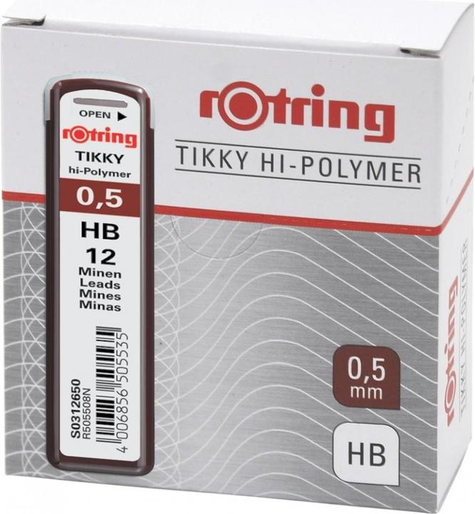 Produktbild Rotring Tikky (12 Stück, Schwarz, 0.50 mm)