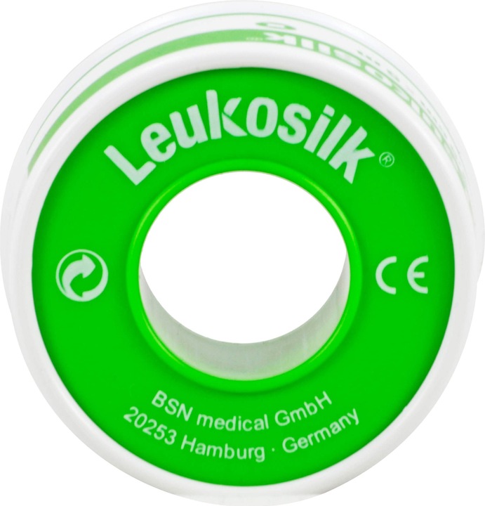 Produktbild BSN Leukosilk 2,5 cm x 5 m Fixierpflaster, 1 St. Pflaster (1 x)