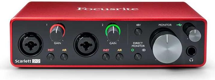 Produktbild Focusrite Scarlett 2i2 Studio Pack 3rd Gen (USB)