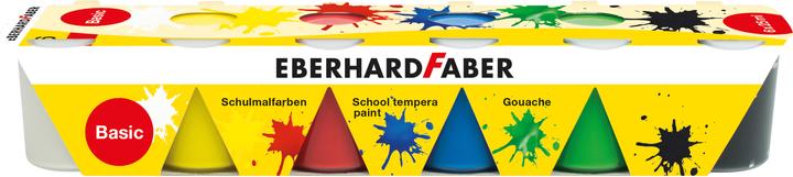Produktbild EberhardFaber Temperafarben 6 x 25 ml, Set Basic (25 ml)