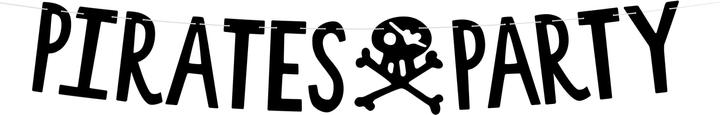 Produktbild Partydeco Girlande Pirates Party (1 Stück)