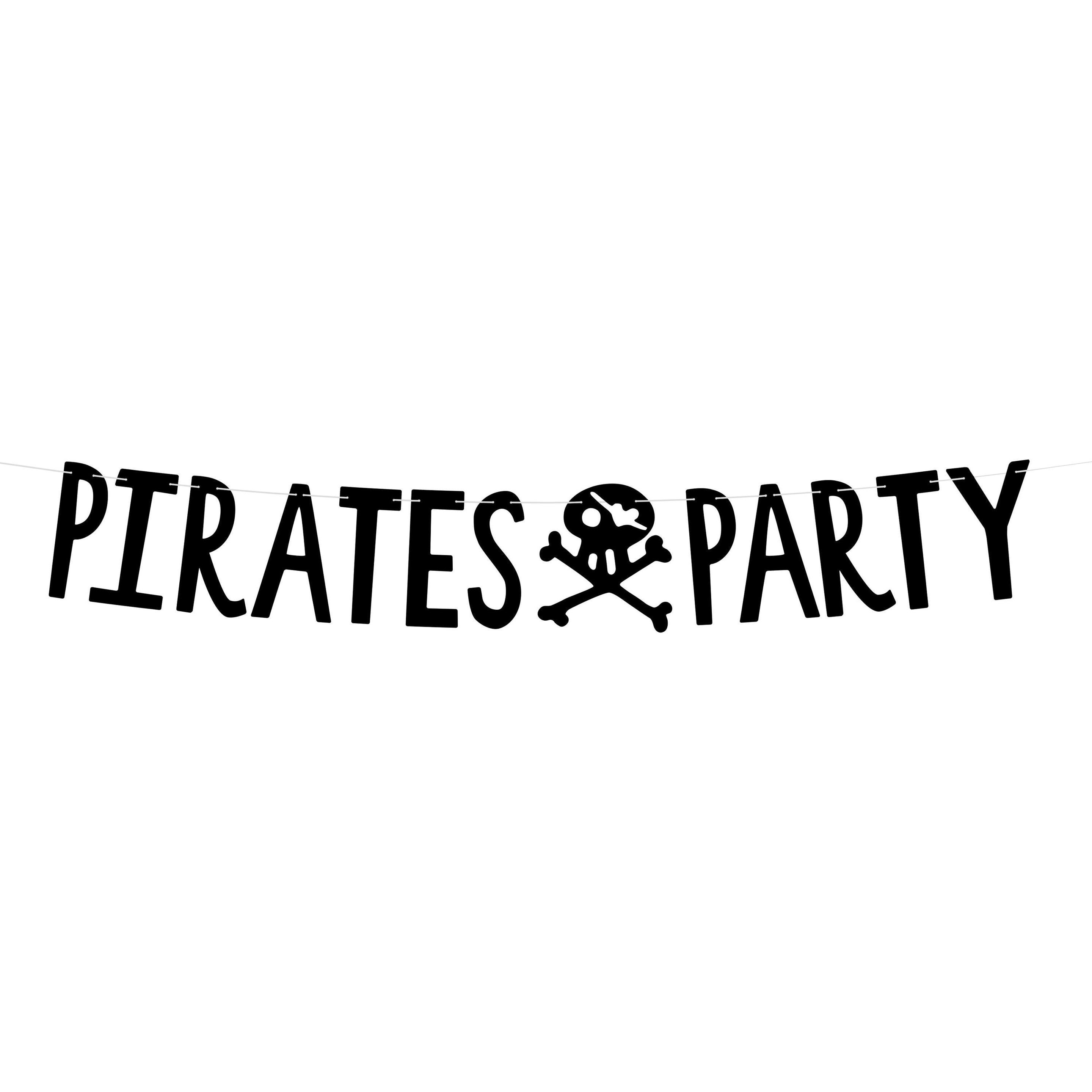 Partydeco Girlande Pirates Party