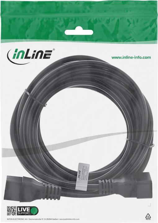 Actual product image InLine Cold device extension 16A (7.50 m)