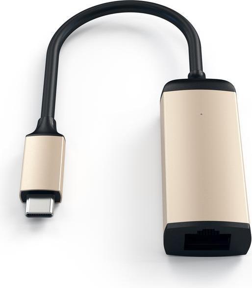 Immagine prodotto Satechi Adattatore da USB-C a Ethernet Oro da USB-C a Ethernet RJ45 (USB-C, RJ45 (1x))