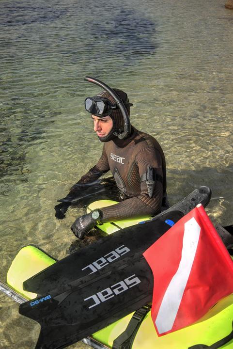 Actual product image Seac Jacket Alga Brown Men 3 mm S (3 mm, S)