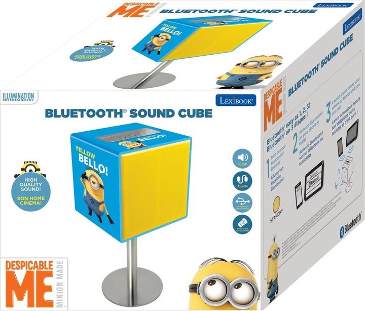 Actual product image Lexibook Minions Bluetooth Sound Cube
