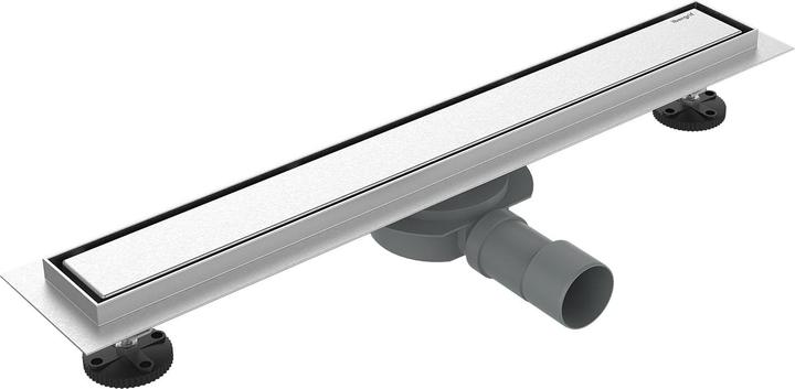 Ibergrif Duschrinne Komplettset 50 cm, Extra Flach (500 mm)