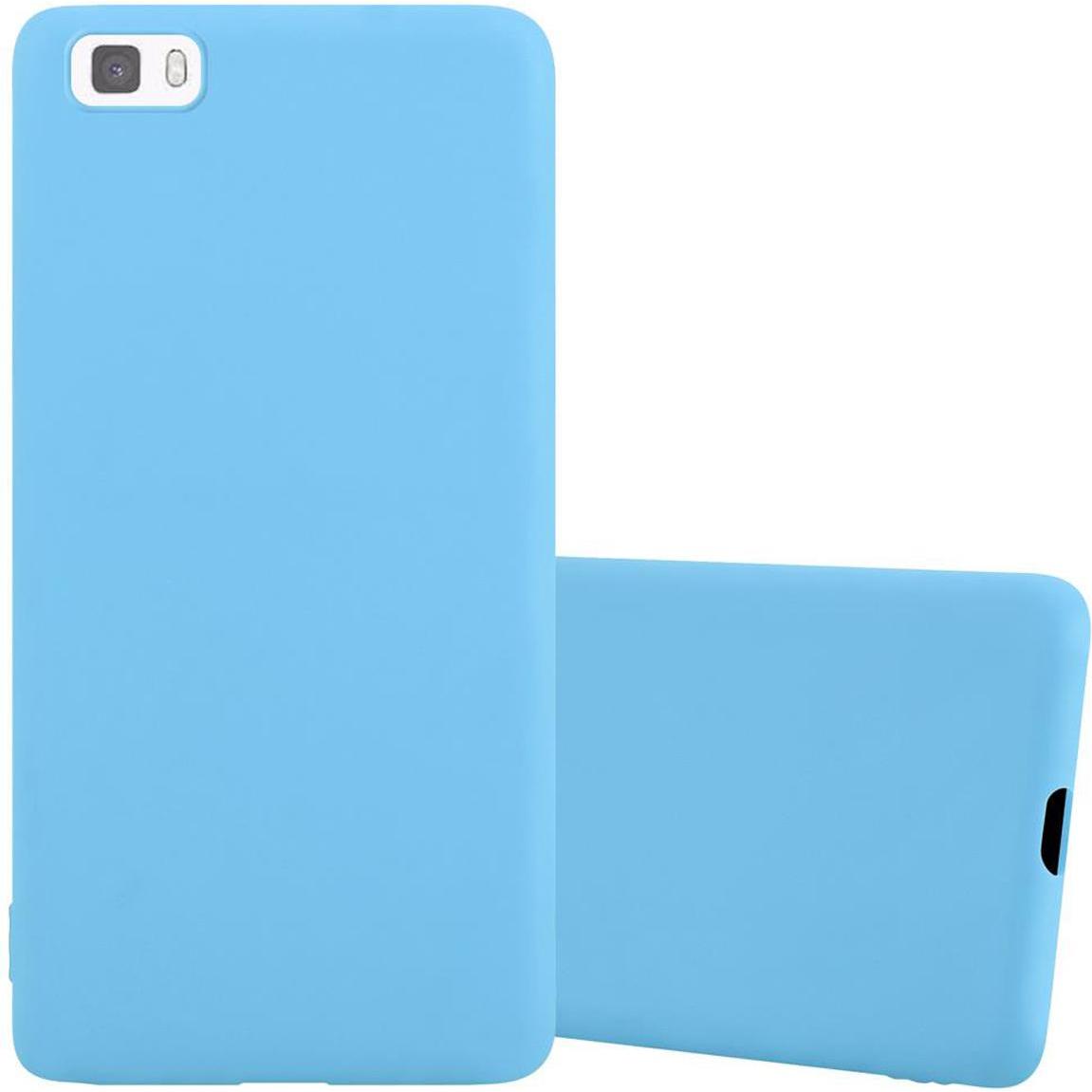 Cadorabo TPU Candy Cover (Huawei P8 Lite), Smartphone Hülle, Blau