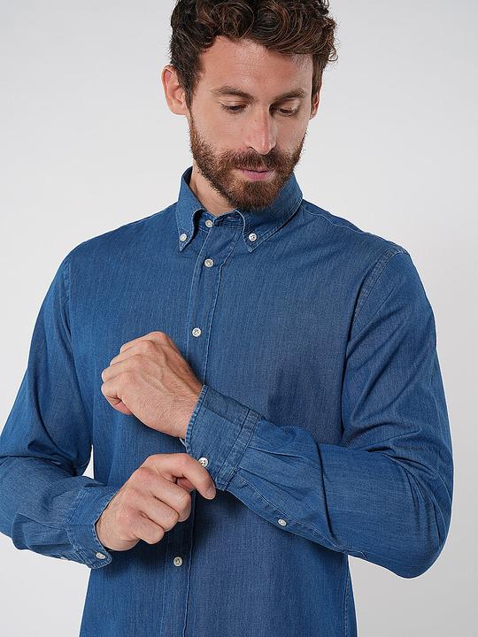 Actual product image Profuomo Denim shirt (38)